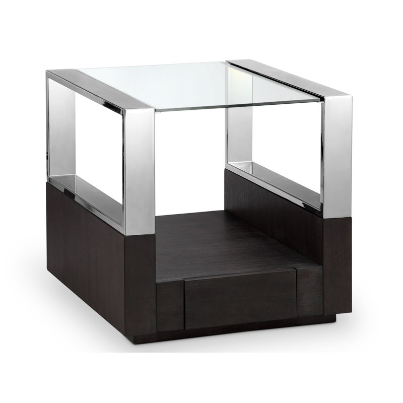 Durand Rectangular Cocktail Table With End Table, 2 Pieces: Coffee Table, End Table