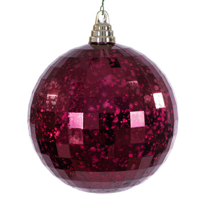 Vickerman 6" Mirror Mercury Ornament. It includes 2 pieces per bag.