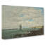 Coast of Brittany by Eugene Boudin - Wrapped Canvas-61850586