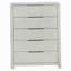 Commode de rangement avec 5 tiroirs, coffre en bois pour chambre à coucher