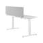 Desk Screen WALLY 120 x 40 cm Light Grey