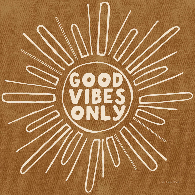 Henadzi Good Vibes Only - impression, H 20 po x l 20 po x P 1,25 po