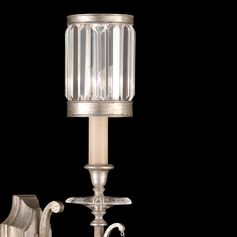Eaton Place 1 - Light Armed Sconce, Warm Muted Silver