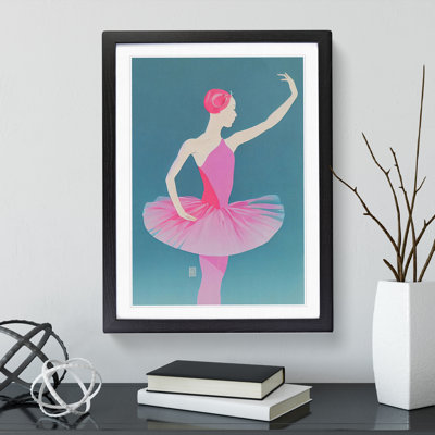 Ballerina Profile - Single Picture Frame Painting