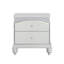 Table de chevet 2 tiroirs en bois