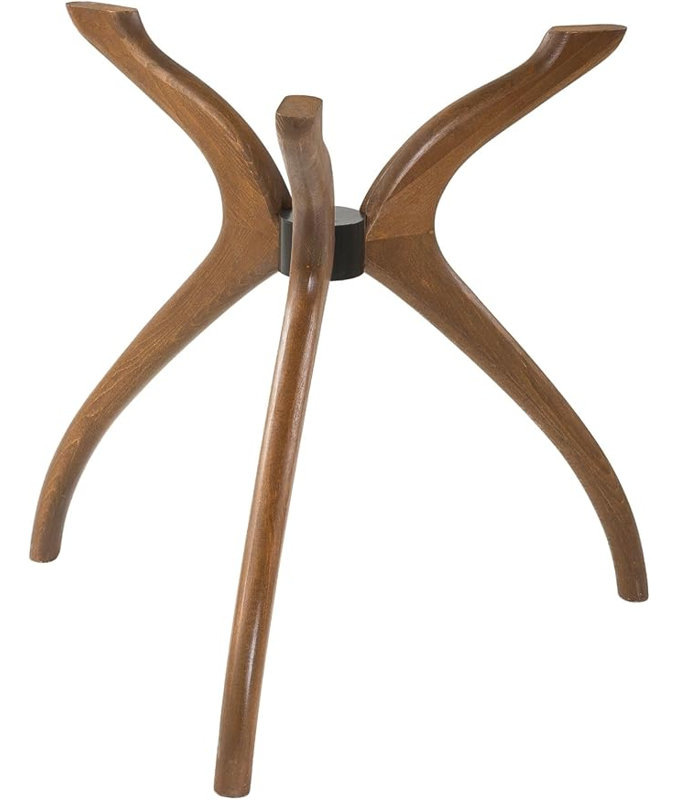 Base de table courbée moderne Mid Century
