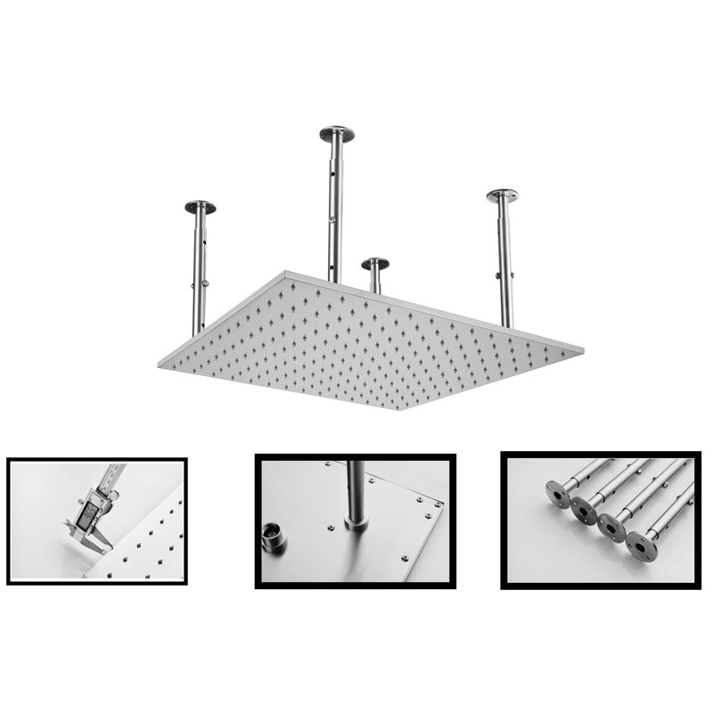 Fixed Shower Head 2.5 GPM GPM, Brushed Nickel