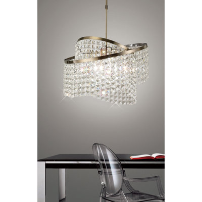 8 - Light Crystal Chandelier