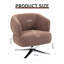 Fauteuil d'appoint pivotant moderne pour le salon et la chambre à coucher, rouge-1146936774-1146936777