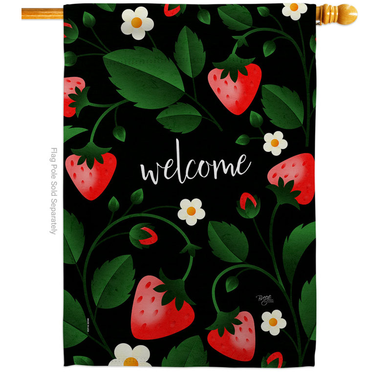 Double Sided Polyester Garden Flag, 40" H x 28" W