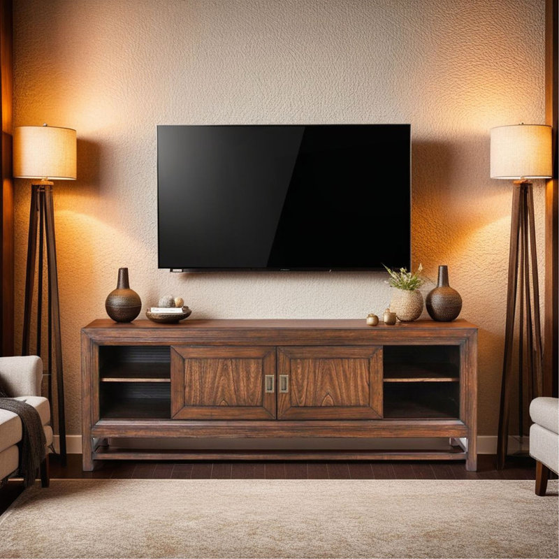 Meuble télé 74 po pour téléviseur de 85 po ou moins, aucun assemblage requis