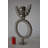 Modern Abstract Of A Happy Man Metal Chrome Balls Statue Size: 14" X 6" X 26"H