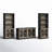 Arantza Entertainment Center for TVs up to 75" with Bookcases-1259840937