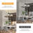 Hyatt 10 - Light Iron Dimmable Chandelier-27749497-35066446-53217363