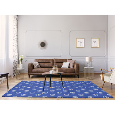 Tapis de la lune phases bleu/mauve