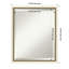 Miroir mural de salle de bain Phillip-356789915-356789917