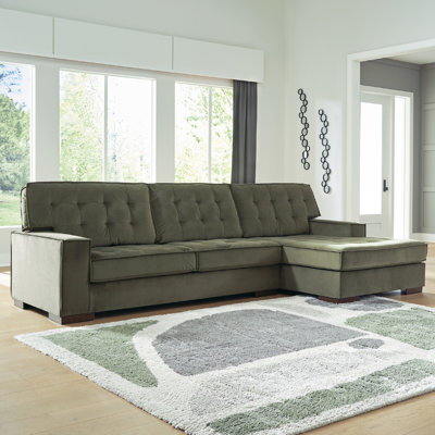 Canapé modulaire 2 pièces avec méridienne Tamela