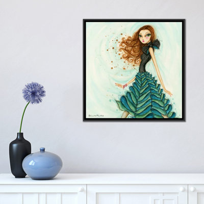 «Glitterati Bows Ruffles», peinture sur toile