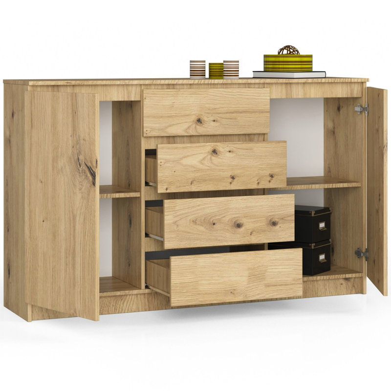 Eron 160 cm W Chest of 4 Drawers, 99cm H x 160cm W x 40cm D