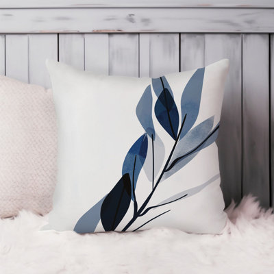 Blue Botanical III Botanicals Leaf Modern