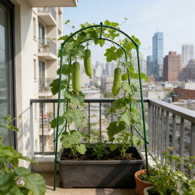 Cucumber Trellis For Raised Bed