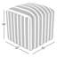 Repose-pieds Eliana Sunbrella-122092954-122092955