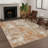 Machine Washable Indoor/Outdoor Chantille ACN2693 Abstract Rug-860230711-860230704