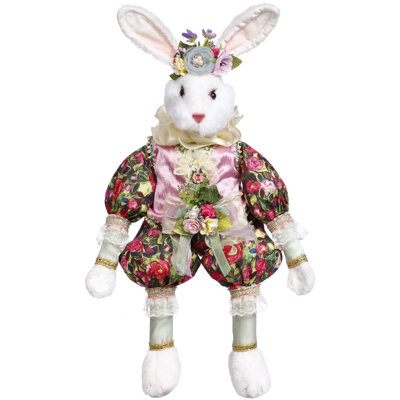 Bean Bag Pillow Body Rabbit With Vest, Large- 20 Inches