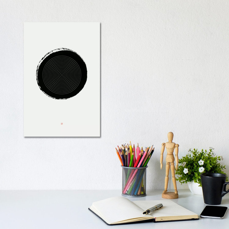 Target by Thoth Adan - Wrapped Canvas Painting, 30.48cm H x 20.32cm W x 1.91cm D