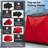 Insulated Pop-Up Ice Fishing Tent for 6-8 Persons, 3-Layer Oxford Fabric, Waterproof Rain Cover, Chimney Vent & Anchors-139405160-139404915
