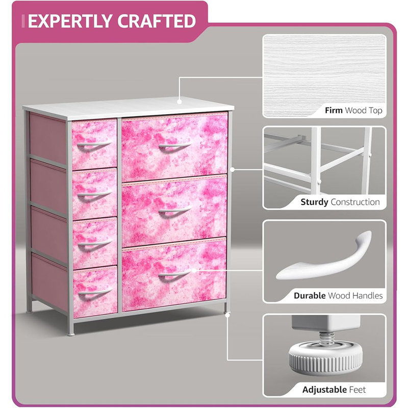 Commode 7 tiroirs - Commode de rangement