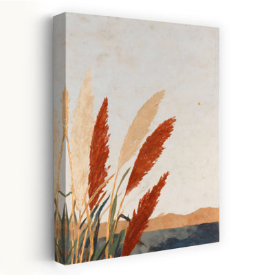 «Desert Tallgrass», reproduction d'art murale contemporaine abstraite