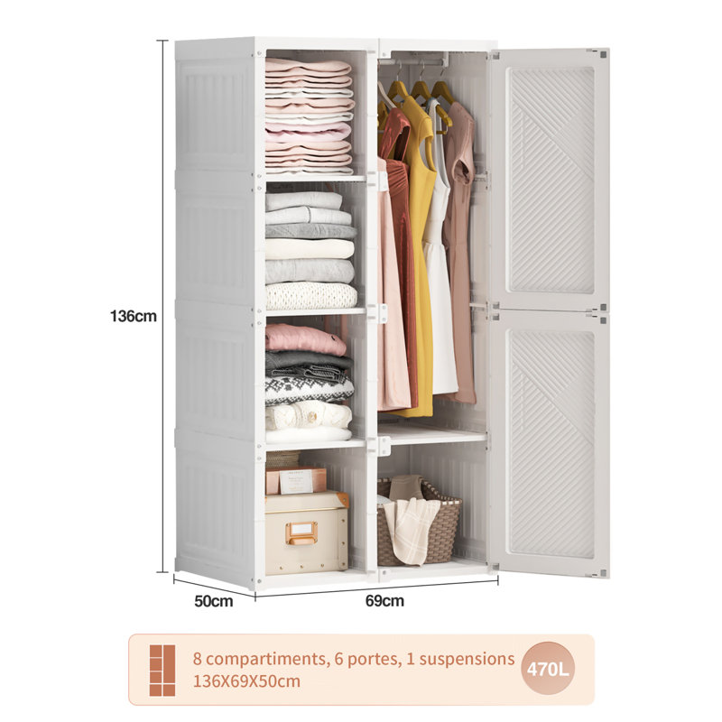 Plastic / Acrylic Wardrobe