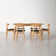 Gallman 6 - Person Four Leg Dining Set