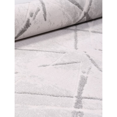 Ambrogio Striped Machine Made Indoor / Outdoor Area Rug