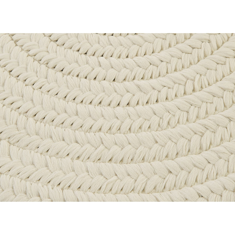 Braided Craft Storage Basket, 6 x 10 x 10, Powder White