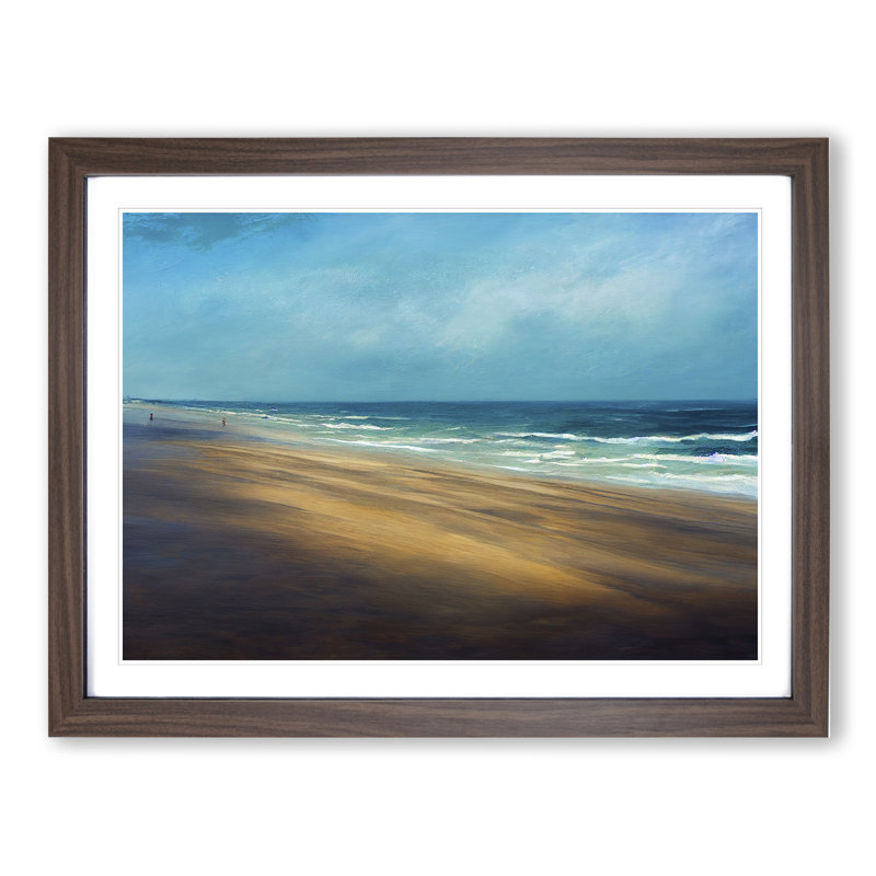 XH1022-4369X Gold Beach - Single Picture Frame Print