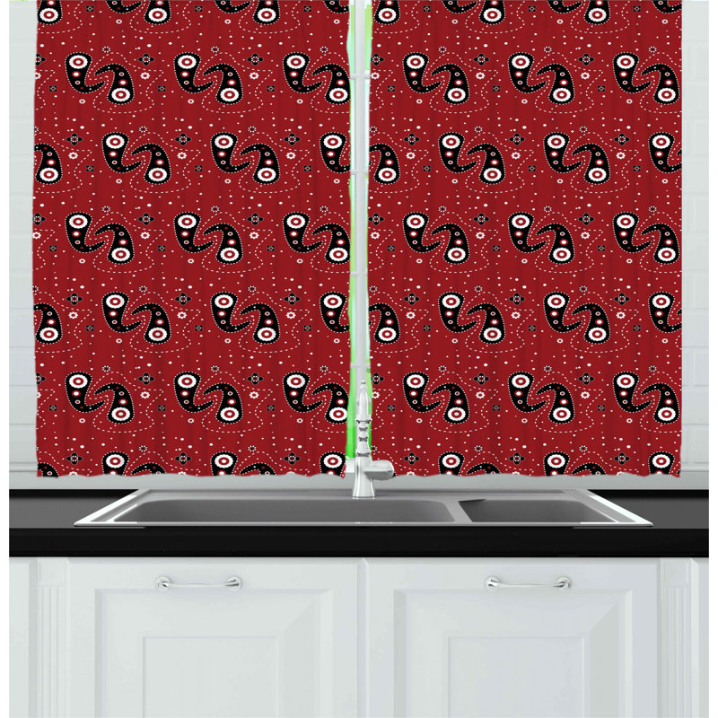 Pointed Kitchen Curtain