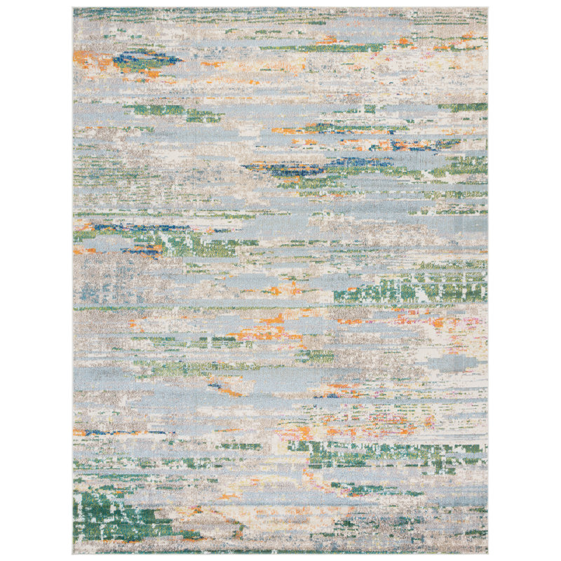 Madison Performance Abstract Rug, Rectangle 8' x 10'