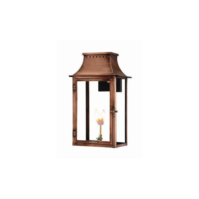 Beaux Bridge Outdoor Wall Lantern, 22" H x 11" W x 13" D