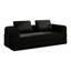 Canapé-lit convertible avec coussin cylindrique et structure de forme fixe-912767253