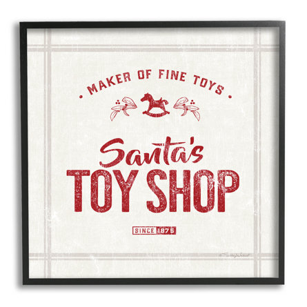 Santa's Toy Shop Vintage at-205