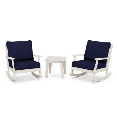 Ensemble de chaises berçantes 3 pièces Braxton