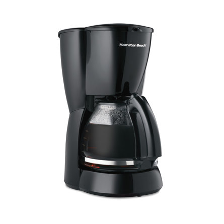 Hamilton Beach® 12 Cup Coffee Maker Glass Carafe  Black