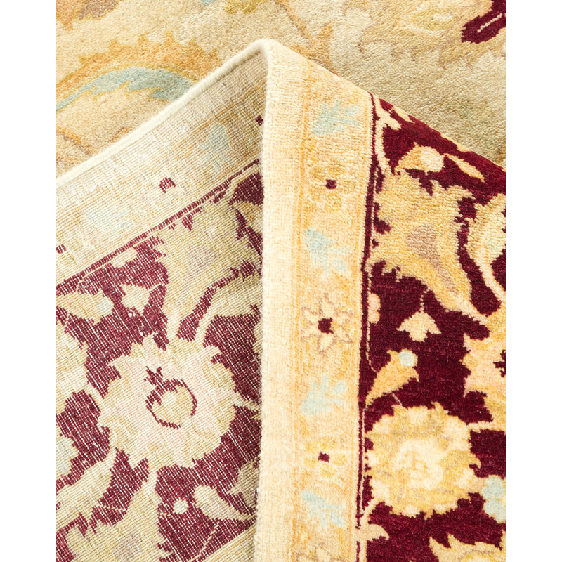 Keenan One-of-a-Kind 6' 0" X 8' 10" 2000s Wool Area Rug in Ivory