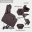 Fauteuil inclinable en cuir Kyvin-968001067