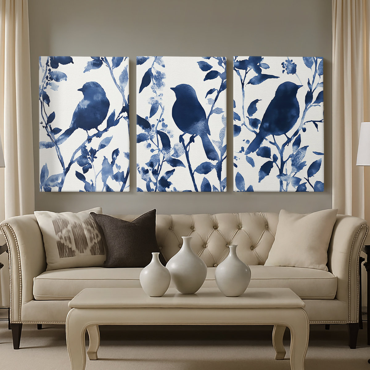 Red Barrel Studio FLORAL Series DLXIV -Custom Wrapped Gallery Canvas ...