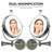 Wall Mounted Vanity Makeup Mirror 8.5 Inch with 7X Magnification and Natural LED Lights, Double-Sided with Hardwired Electrical Connection-1674031896