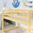Wood Frame Twin Over Twin Size Bunk Bed With Ladder,Strengthened Slats-1101541968