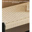 Banc tissé en corde de papier rétro de style rétro pour salon et entrée